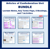 Articles of Confederation Unit BUNDLE: ABCivics!