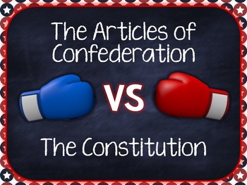 Preview of Articles of Confederation & the Constitution (Notes, Study Guide, & Quiz)