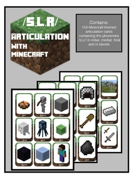 Articulation For S L And R Theme Of Minecraft In Med Fin Blends