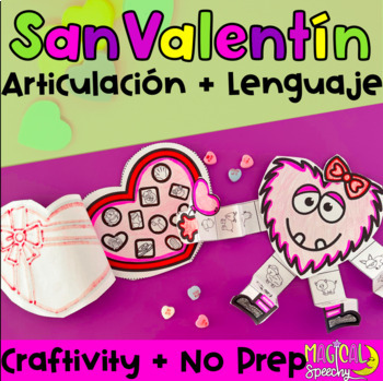 Preview of Articulación y Lenguaje San Valentín - Spanish Articulation  Valentine's Day