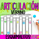 Articulación Verano -Ice Pops Theme Spanish Summer Articul