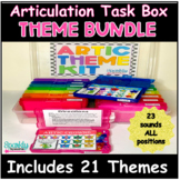 Articulation 21 Theme Speech Therapy Task Box 23 Sounds Al