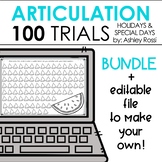 Articulation Activities - 100 Trials for Articulation & Ap