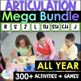 Articulation Activities Mega Bundle | R S Z L TH SH CH J