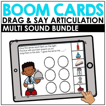 Preview of Articulation Activities - Speech Therapy - R, S, L, blends & more  Boom Cards