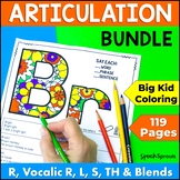 Articulation Activities Speech Therapy Coloring Pages Bund