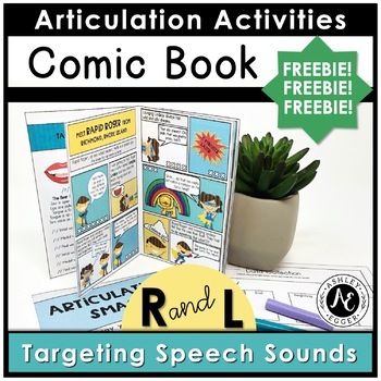 Preview of Articulation Activities for R and L Speech Sounds Easy Print for Parents
