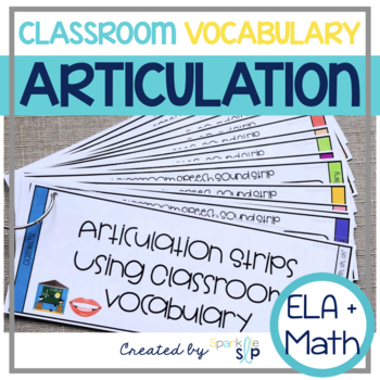 Preview of Articulation Activities in the Classroom Using Curriculum Vocabulary