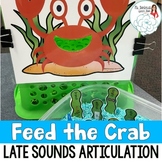 Articulation Activity Feed the Crab: Late Sounds