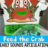 Articulation Activity Feed the Crab: Early Sounds