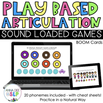 Preview of Articulation BOOM Card Games for Speech Therapy