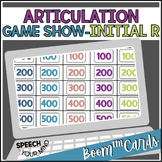 Initial R Sound Articulation BOOM Cards™ Game Show | Trivi