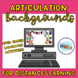 Articulation Backgrounds for Zoom and Digital Learning!