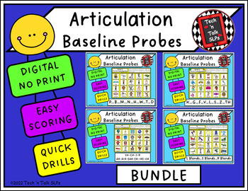 Preview of Articulation Baseline Probes Bundle