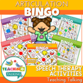 Articulation Bingo Game Bundle for Speech Therapy