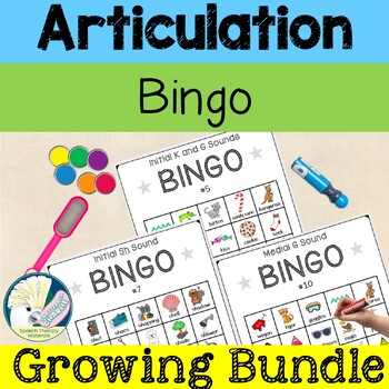 Preview of Articulation Bingo Bundle