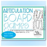 Articulation Board Games for Speech-Language Therapy