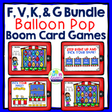 Articulation Boom Card Games for Speech Therapy F, V, K, and G BUNDLE