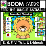 Articulation Boom Cards K G F V TH L & L-blend | Animated Animals
