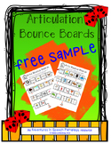 Articulation Bounce Board Freebie (No PREP)
