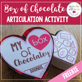 Articulation Box of Chocolate {Valentine Freebie}