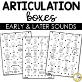 Articulation Boxes Game-Early & Later Sounds Bundle