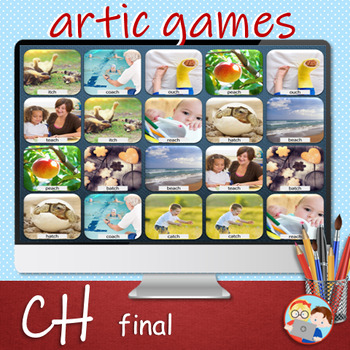 Preview of CH Final - Speech Articulation Memory Games - Digital - Fun