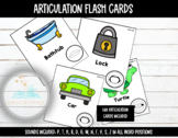 Articulation Cards For Speech Therapy - P, T, K, B, D, G, 