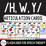 Articulation Cards - H, W, Y