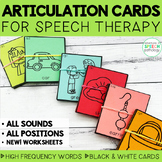 Articulation Cards & Sheets for Speech Therapy