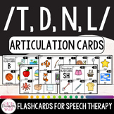 Articulation Cards - T, D, N, L