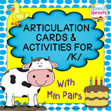 Articulation Cards and Activities for K -with Min Pairs