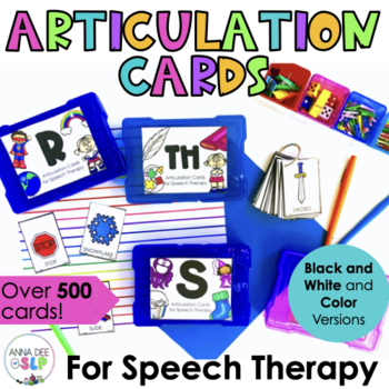 Preview of Artic Cards for Articulation Speech Therapy