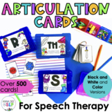 Articulation Cards for Speech Therapy