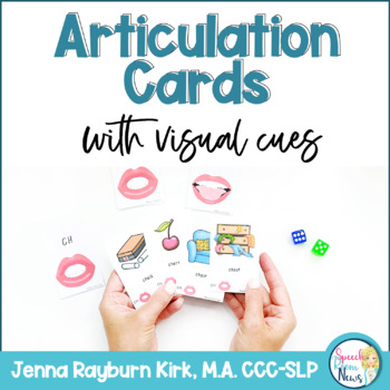 Preview of Articulation Cards with Visual Cues
