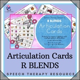 Articulation Cards with Visual Cues - R Blends - Speech Therapy