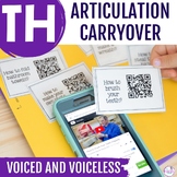 TH Sound Speech Therapy Articulation Carryover Activities 
