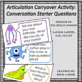 Articulation Carryover Activity: Monster Conversation Star