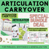 Articulation Carryover Bundle for Speech Therapy