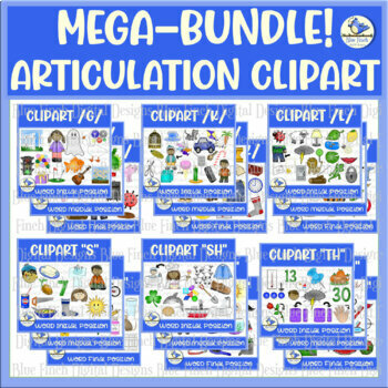 Preview of Articulation Clipart MEGA BUNDLE!