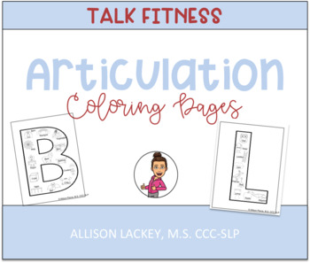Preview of Articulation: Coloring Pages