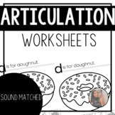 Articulation Coloring Sheets - Speech Therapy - Speech Sou