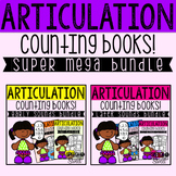 Articulation Counting Books Growing Bundle (Speech Therapy)