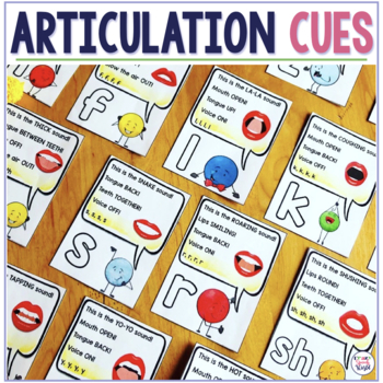 Preview of Articulation Cue Cards for Speech Sounds