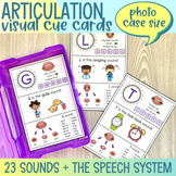 Articulation Visuals | Photo Case Cue Cards | Speech Syste