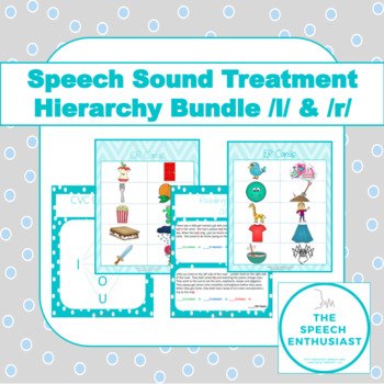 Preview of Articulation: /l/ and /r/ Speech Sound Treatment BUNDLE