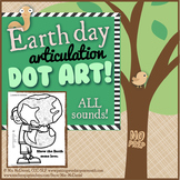 Articulation Dot Art for Earth Day | NO PREP