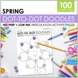 Articulation Dot-to-Dot Doodles- Spring