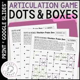 Articulation Game Dots and Boxes for Google Slides™ Teleth