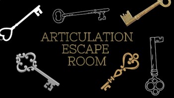 Preview of Articulation Escape Room (Prevocalic and Vocalic R)